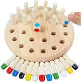 Wooden Memory Chess Matching Game &mdash; Family Board Games for Kids and Adults | Designed to Enhance Concentration and Memory Skills. Suitable as a Teaching aid for Early Childhood Education