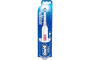 Oral B Easy Clean Battery Toothbrush, Deep Clean - White, with (1) Brush Head, Batteries Included