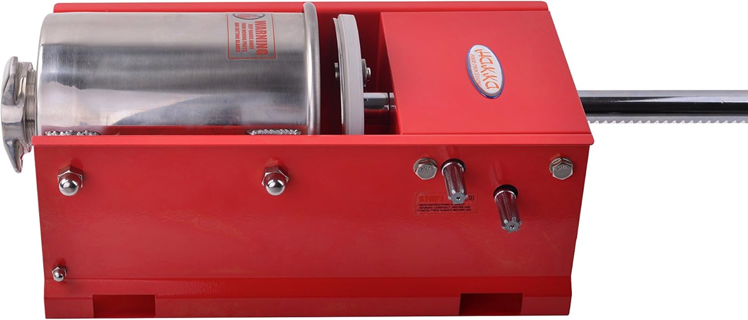 Hakka 7 Lbs(3 Liter) Sausage Stuffers 2 Speed Stainless