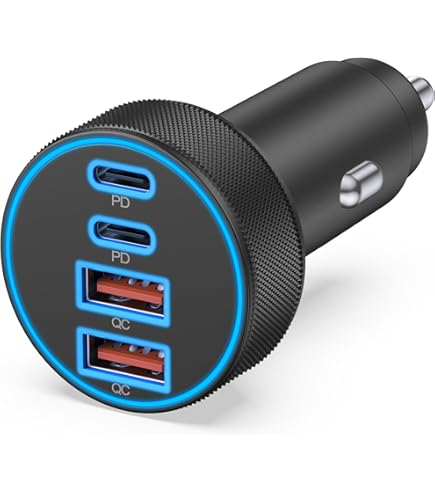 スマホアクセサリー fats charfer Amazon.com: Super Fast Car Charger for iPhone 17 Pro Max Car