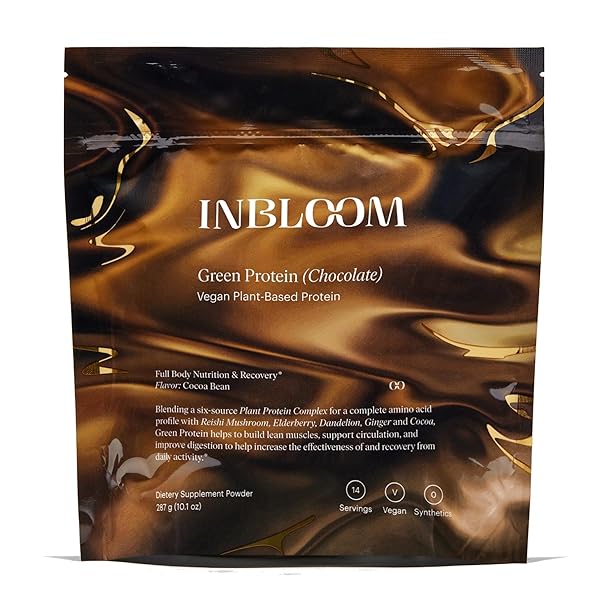 INBLOOM KATE HUDSON’S PLANT BASED CHOCOLATE PROTEIN POWDER...