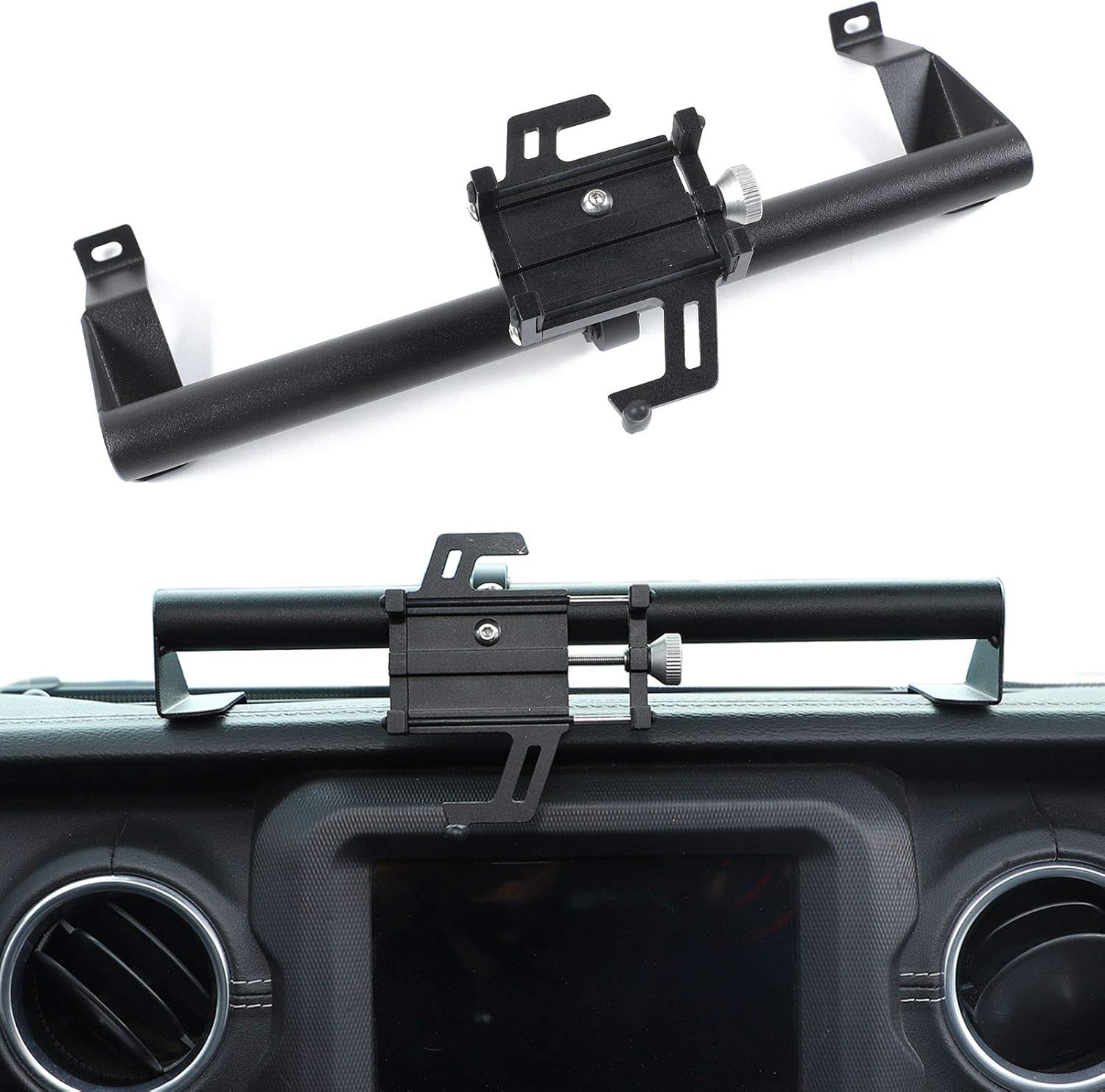 Rugged Heavy Duty Dash Bar Phone Holder, Dashboard Cell