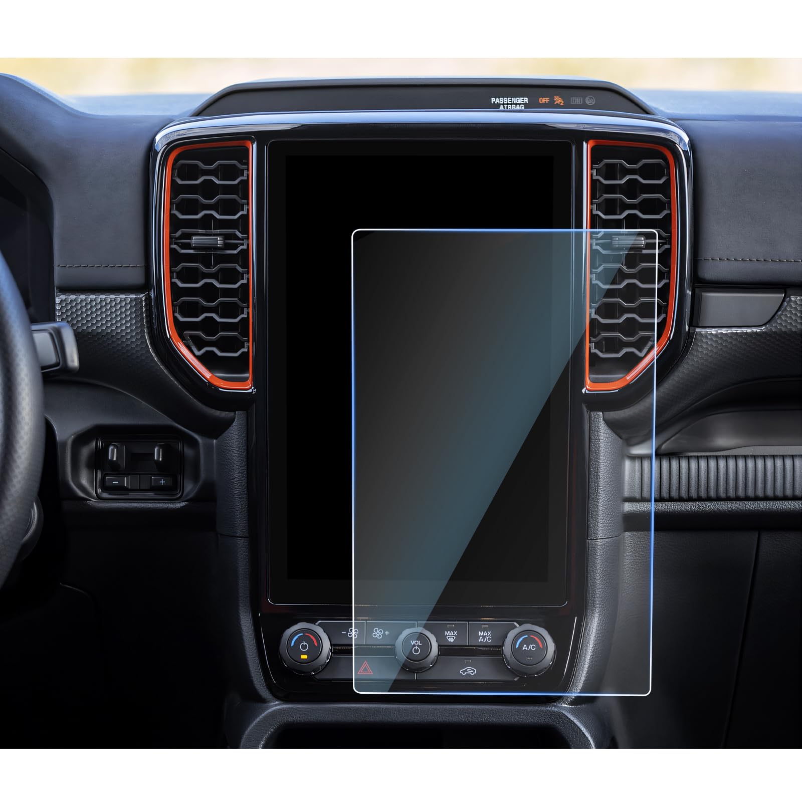 [2 PCS] CDEFG for Peugeot 308 SW/GTI Auto Navigation Screen Protector 4H Anti Scratch HD Clarity Car GPS Protective Film (9.7 Inches)