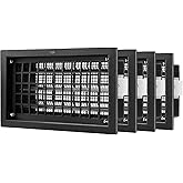 ZXQDRE Crawl Space Foundation Vent Cover Automatic 8x16 Inch, Black 4 Pack | Auto Open/Close at 40&deg;F-70&deg;F, Freeze Protection &amp; Energy Saving, DIY Replacement for House, Mobile Home &amp; Skirting, Plastic