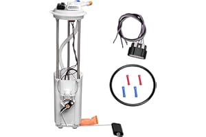 DWVO Fuel Pump with 2 Connectors & Level Sensor Compatible with 1997-2000 Chevy GMC C/K 1500 2500 3500 Pickup 4.3L 5.0L 5.4L 7.4L, Easy Assembly Enhanced Turbo Pump