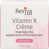 Reviva Labs Vitamin K Cream, For All Skin Types, 2-Ounce, Packaging May Vary