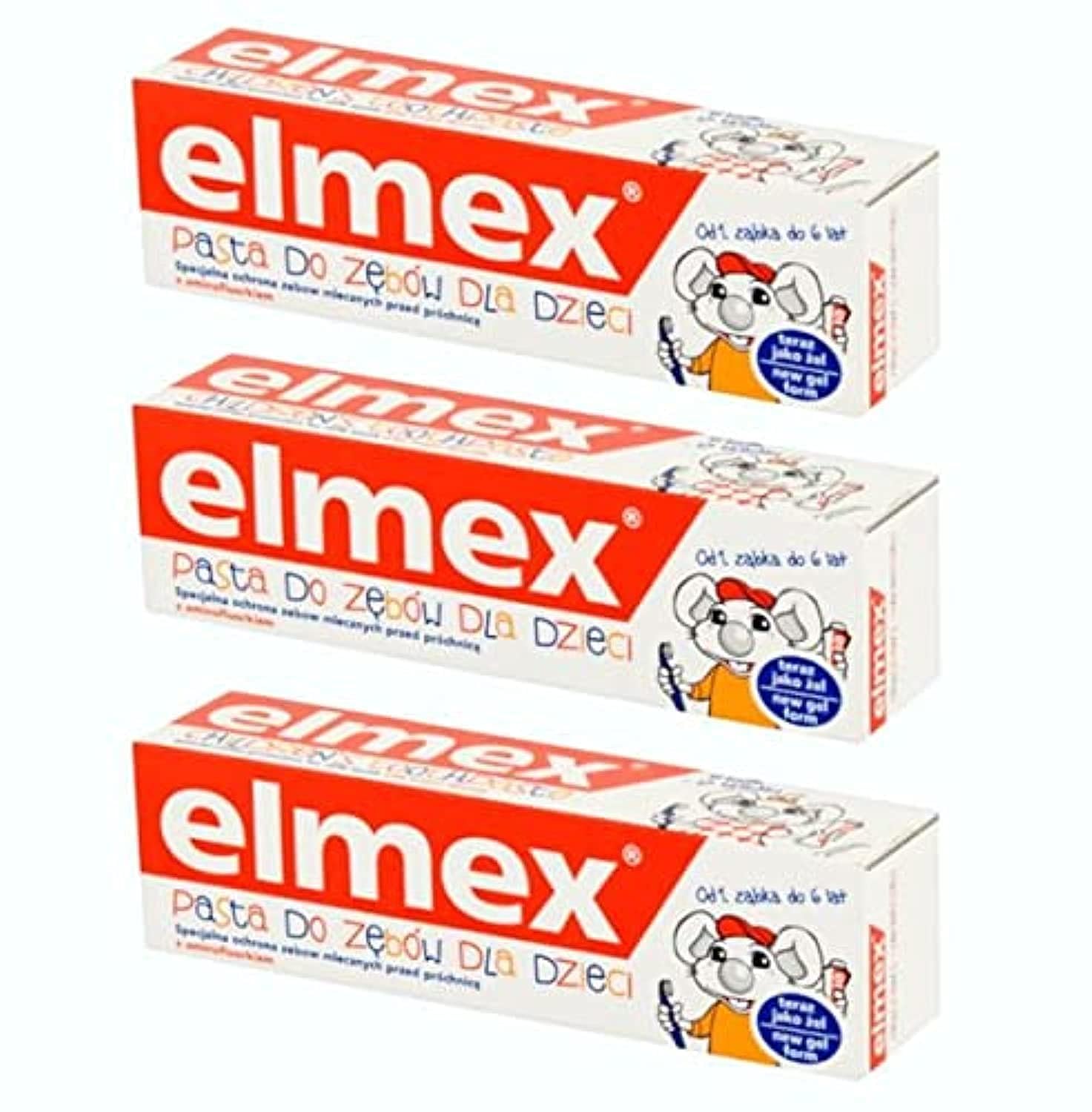 Elmex Children's Toothpaste, 50 ml (Pack of 3)