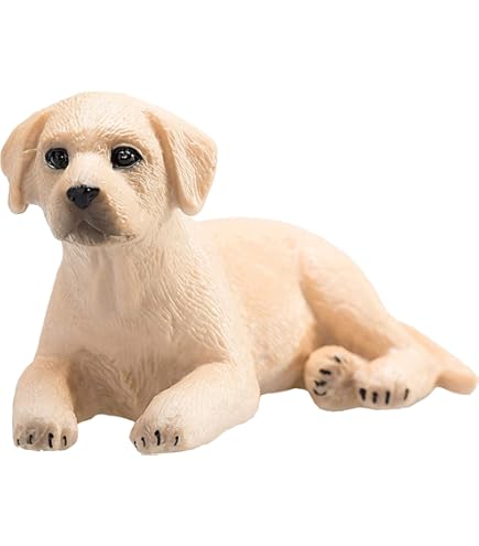 Safari Ltd Black Labrador Retriever Figurine - Hand-Painted 3.75" Realistic Dog Model