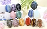 XIANNVXI Clear Quartz Palm Stone 2.4” 0.7” Thick Healing Crystal Gift Boxed view 6
