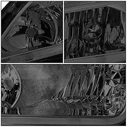 DNA MOTORING Pair Headlight Assembly Compatible