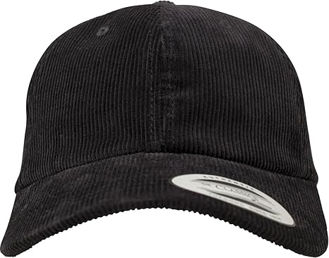 black corduroy cap