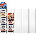 Storage Display Shelf Compatible with Model Car, Wall Mounted 1/64 Scale Model Car Display Shelf Rack Storage Display Racks (Premium Acrylic, 5 Packs)