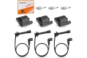ZOZOYE Ignition Coil + Spark Plug & Cap Wire Kit for Kawasaki KAF820 KAT820 Mule PRO-FX PRO-FXR PRO-FXT 2015-2023