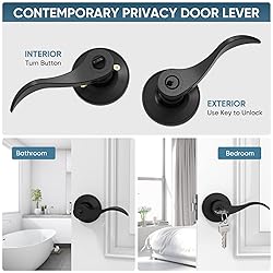 TICONN Traditional Wave Style Reversible Door