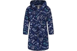 BEST FOR ALL Girls Fleece Hooded Robes Kids Warm Bath Robe for Girls Soft Fuzzy Bathrobe