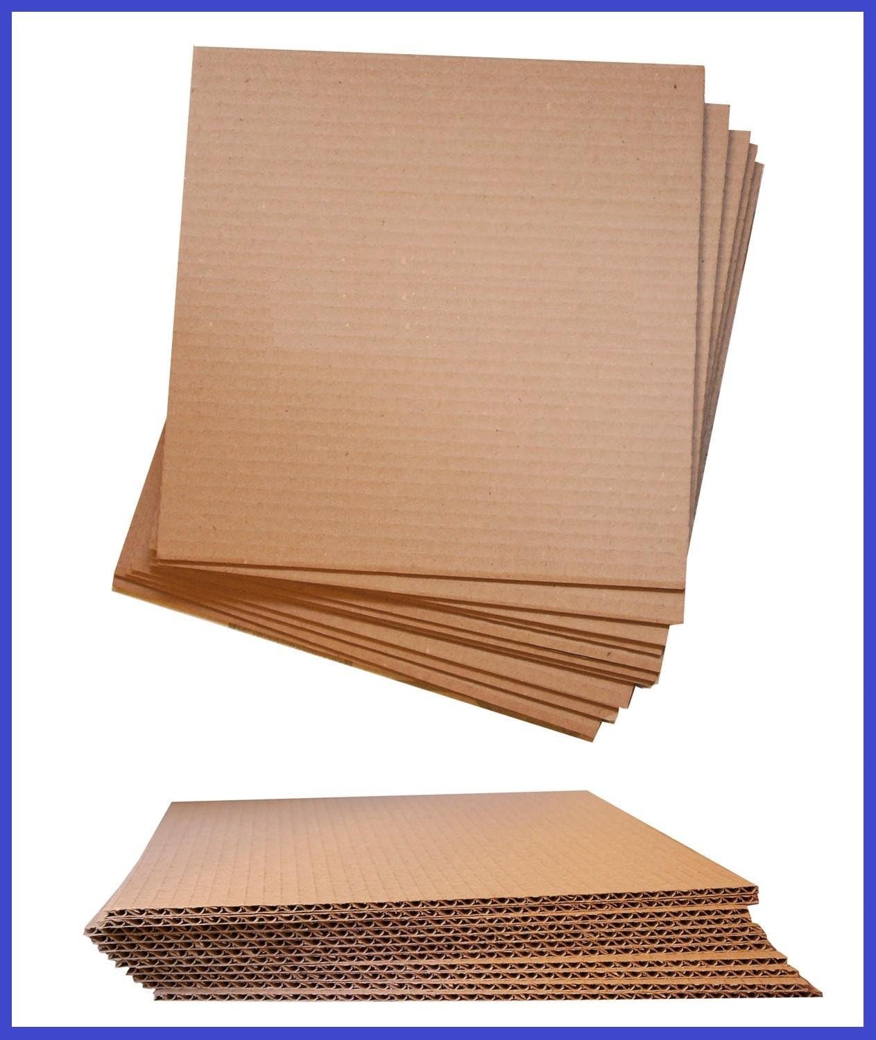 BoxYeah 50 Pack - Corrugated Cardboard Layer Pad Insert Sheet Divider (Large) - 6 Sizes - Example (23 7/8 x 23 7/8)