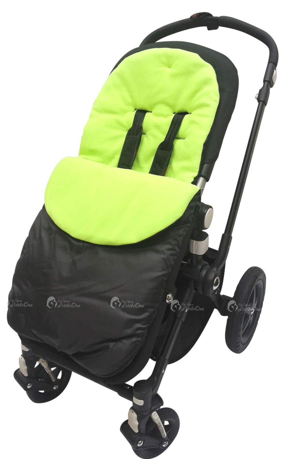 Footmuff/Cosy Toes Compatible with Petite Star Liner Buggy Pram Zia/Kurvi/Zukoo Lime