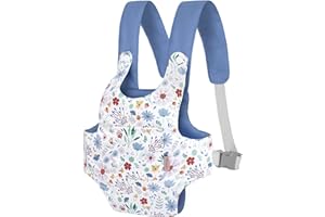 GAGAKU Baby Doll Carrier Doll Accessory Stuffed Animal Carrier with Adjustable Straps for Kids – Blue (Pinecones)