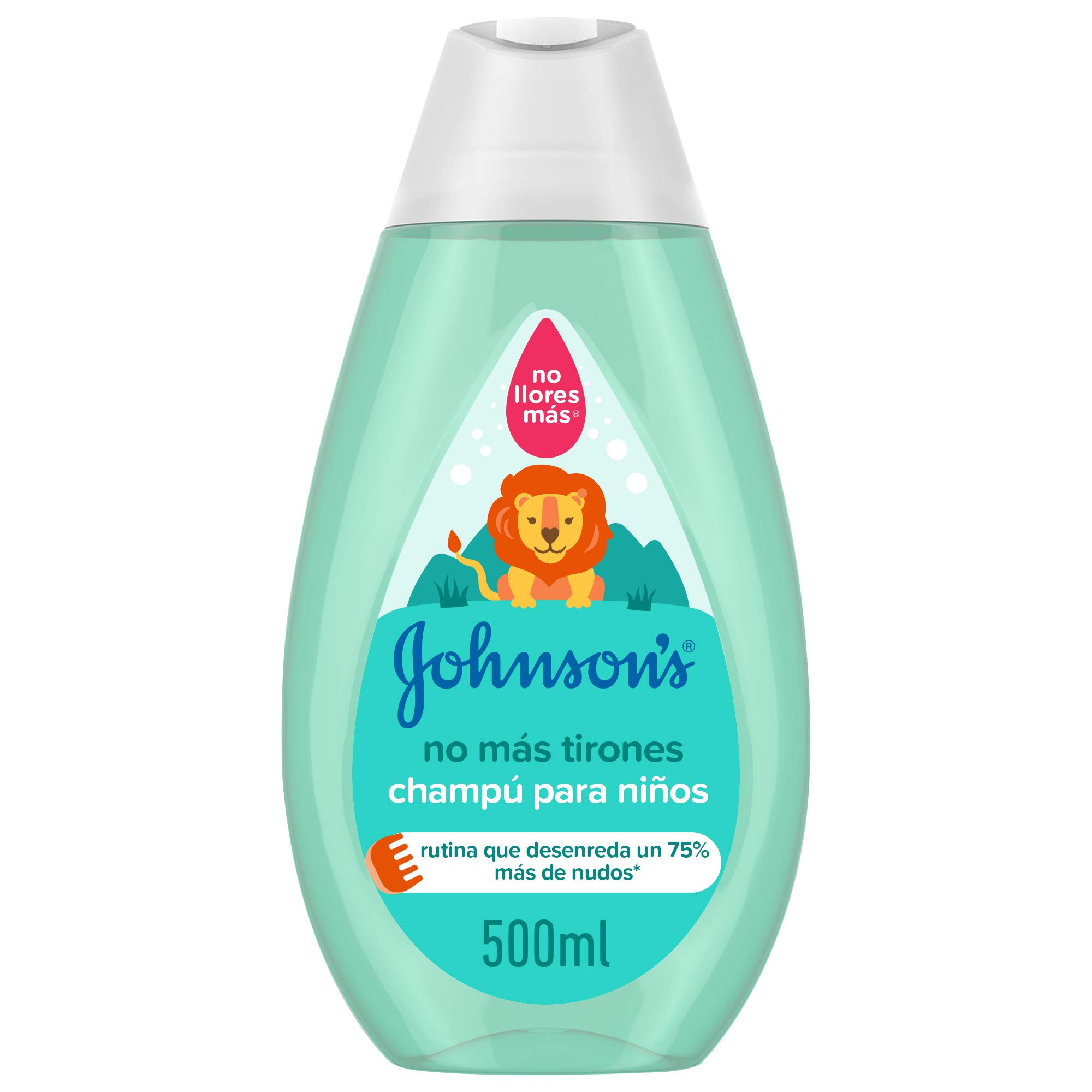 Johnson's No More Shampoo for children, leaves hair soft, smooth and easy to style, 500 ml