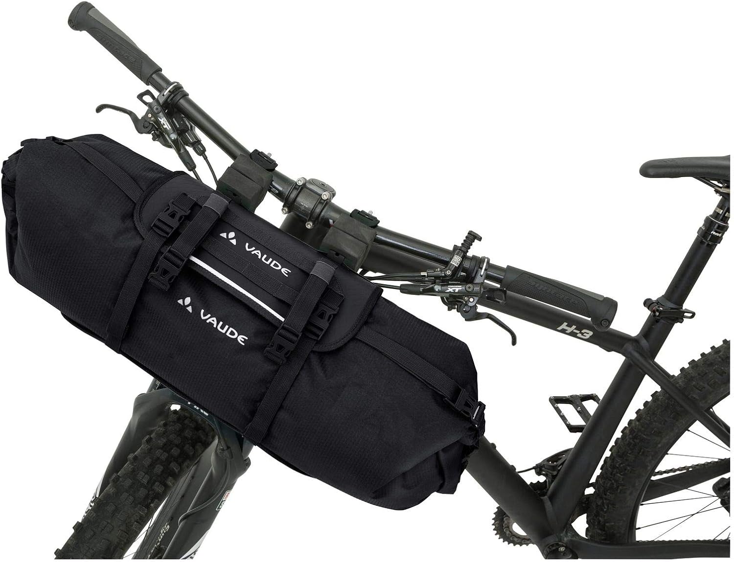 VAUDE Trailfront Sport Duffel, 65 cm, 19 liters, Black,One Size,126990510, Black Uni - Image 3
