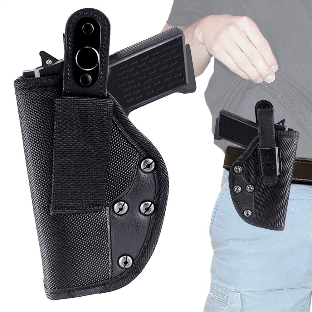 LATIT Quick Draw Tactical OWB Holster, Concealed Carry, Removable Thumb Strap, Right Handed Use Only, Outside The Waistband Belt Holster