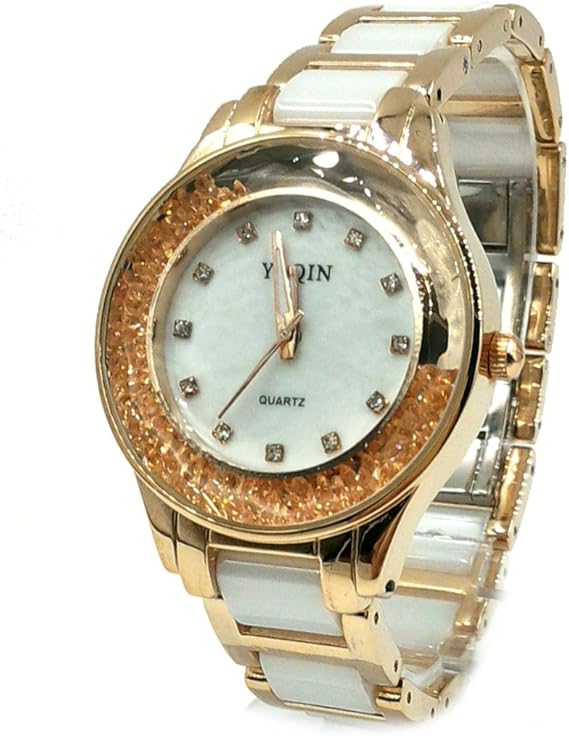 Amazon Co Jp Alexis 女性 腕時計 Pc21j ローズゴールド メタルバンド 白 ダイヤル 975a Wrist Watches