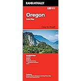 Rand McNally Easy to Read: Oregon State Map
