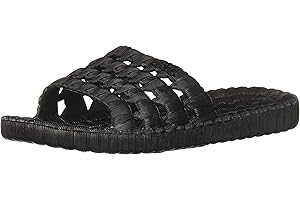 TECS Mens Quick Drying Lightweight Water Shoe With Open Toe, Rubber Sole With Drainage Hole Water Shoe For Beach, Showers, House Slipper, Dorms, Outdoor and Versatile Use
