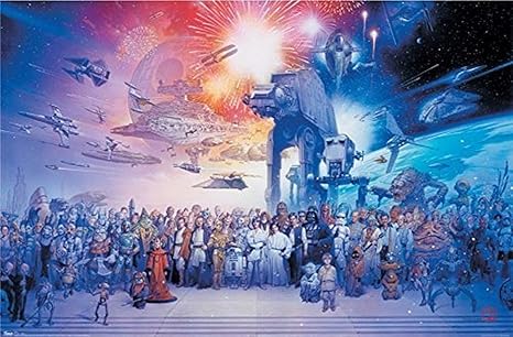 Star Wars Universe Complete Cast Characters 36x24 Movie Art Print Poster Amazon Ca Home Star Wars Universe Complete Cast Characters 36x24 Movie Art Print Poster Amazon Ca Home