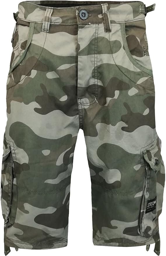 crosshatch camo shorts