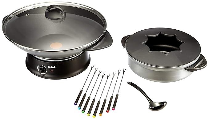 TEFAL Wok Fondue Compact Wk302012