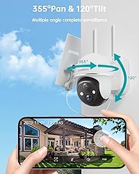 ZUMIMALL Solar Security Cameras Wireless