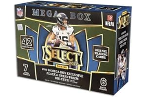 2022 Panini Select Football Trading Card Mega Box