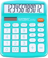 CATIGA Desktop Calculator 12 Digit Large LCD Dual Power CD-2786