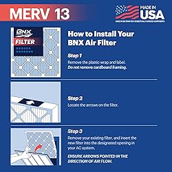 BNX TruFilter 14x24x1 Air Filter MERV 13