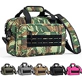 VEAGIA Range Bag,Pistol Case,Gun Range Bags For Handguns And Ammo Pouch 2 Pistols Soft Carrying Shooting Bag