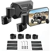 UTV Side Mirrors, OFIG UTV Mirrors Fits 1.6" - 2" Roll Cage Compatible with Polaris RZR 900 1000 Can Am Commander Mule Rhino 