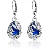 Earrings 925 Sterling Silver Dangle Drop Earrings Jewelry Gift for Women