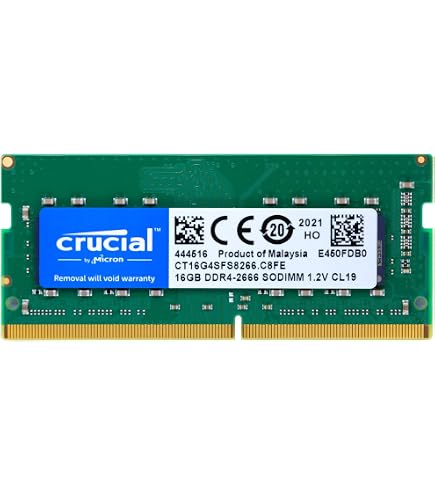 16GB 260pin SODIMM DDR4 PC4-25600 NONECC at Amazon.com