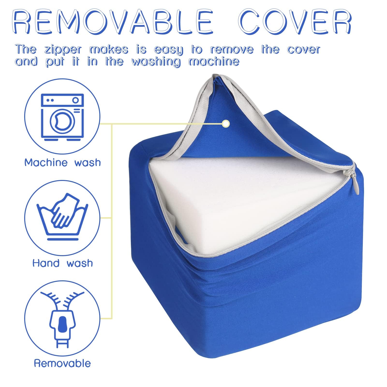 UHAPPYEE Foam Blocks for Toddlers 1-3, 12 PCS 5.5 inch Foam Soft Cubes for Kids, Colourful Building Blocks, Stacking Block Sets, Throwing Toys