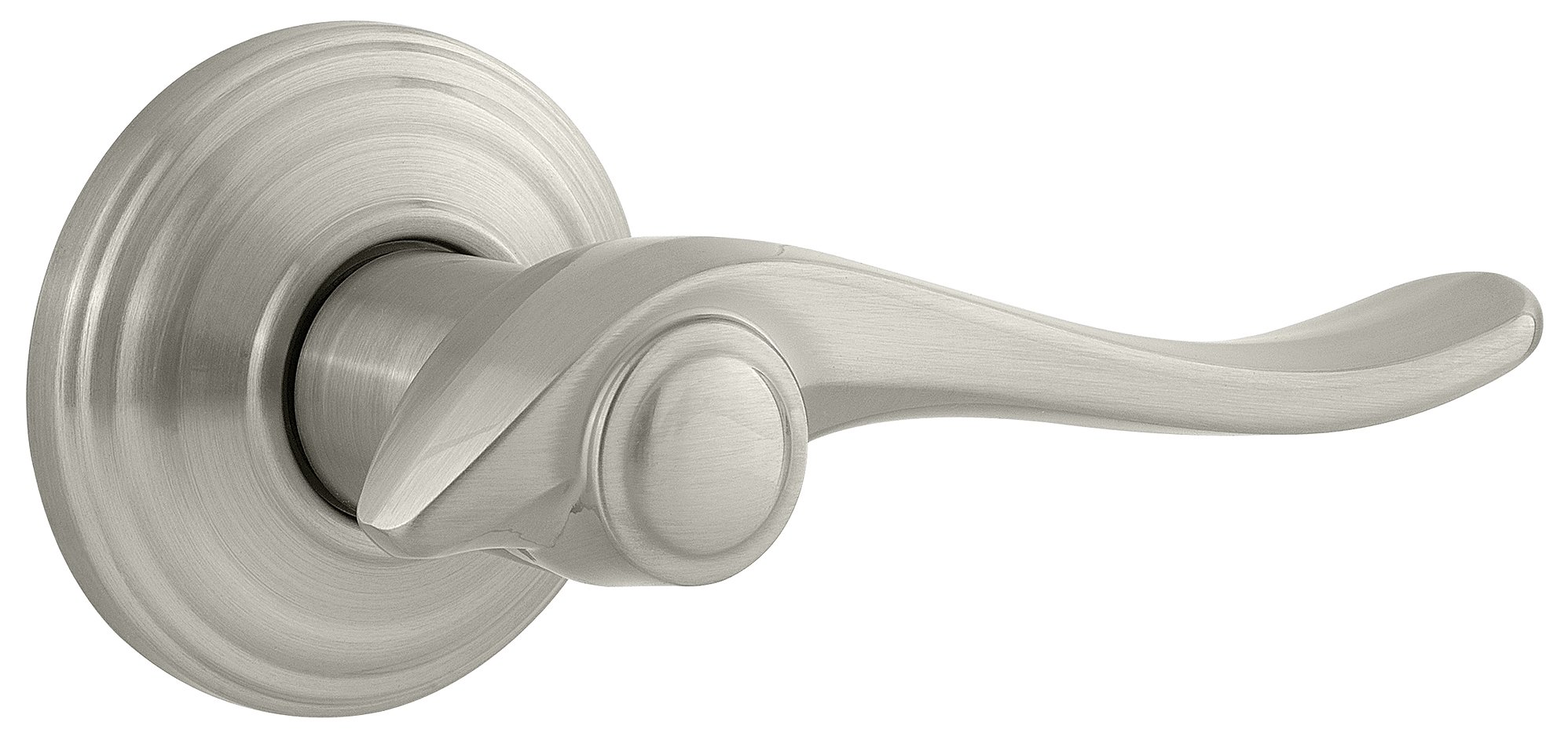 Photo 1 of Kwikset Avalon Left-Handed Half-Dummy Lever in Satin Nickel