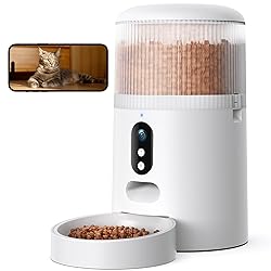 Faroro Automatic Cat Feeder with Camera, 3MP HD