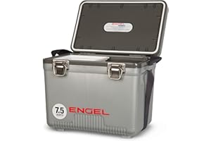Engel UC7 7.5qt Leak-Proof, Air Tight, Drybox Cooler and Small Hard Shell Lunchbox for Men and Women