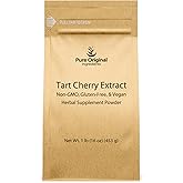 PURE ORIGINAL INGREDIENTS Tart Cherry Extract (1 lb) Non-GMO, Herbal Supplement