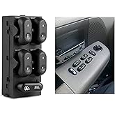 Driver Side Master Power Window Switch, Replacement for 5L1Z14529AA | for Ford F150 2004-2008, for Expedition 2003-2006, for Crown Victoria 2003-2008, for Mercury Grand Marquis 2003-2008