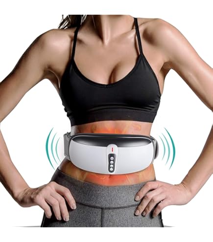 Masajeador Abdominal Portátil Para Bajar De Peso | 3 Modos De Masaje | Apagado Automático | Alivia La Hinchazón