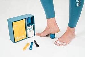 Gait Happens Foot Health Kit – Strengthen & Mobilize Your Feet. Includes: Toe Spacers, Toe Strengtheners, Massage Ball, Resis