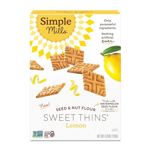 SIMPLE MILLS LEMON SEED & NUT FLOUR SWEET...