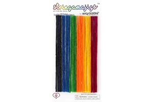 Craytastic! Stringamajigs Art Yarn Wax Sticks for Kids Crafting - Retail Package of 1 Pack of 48