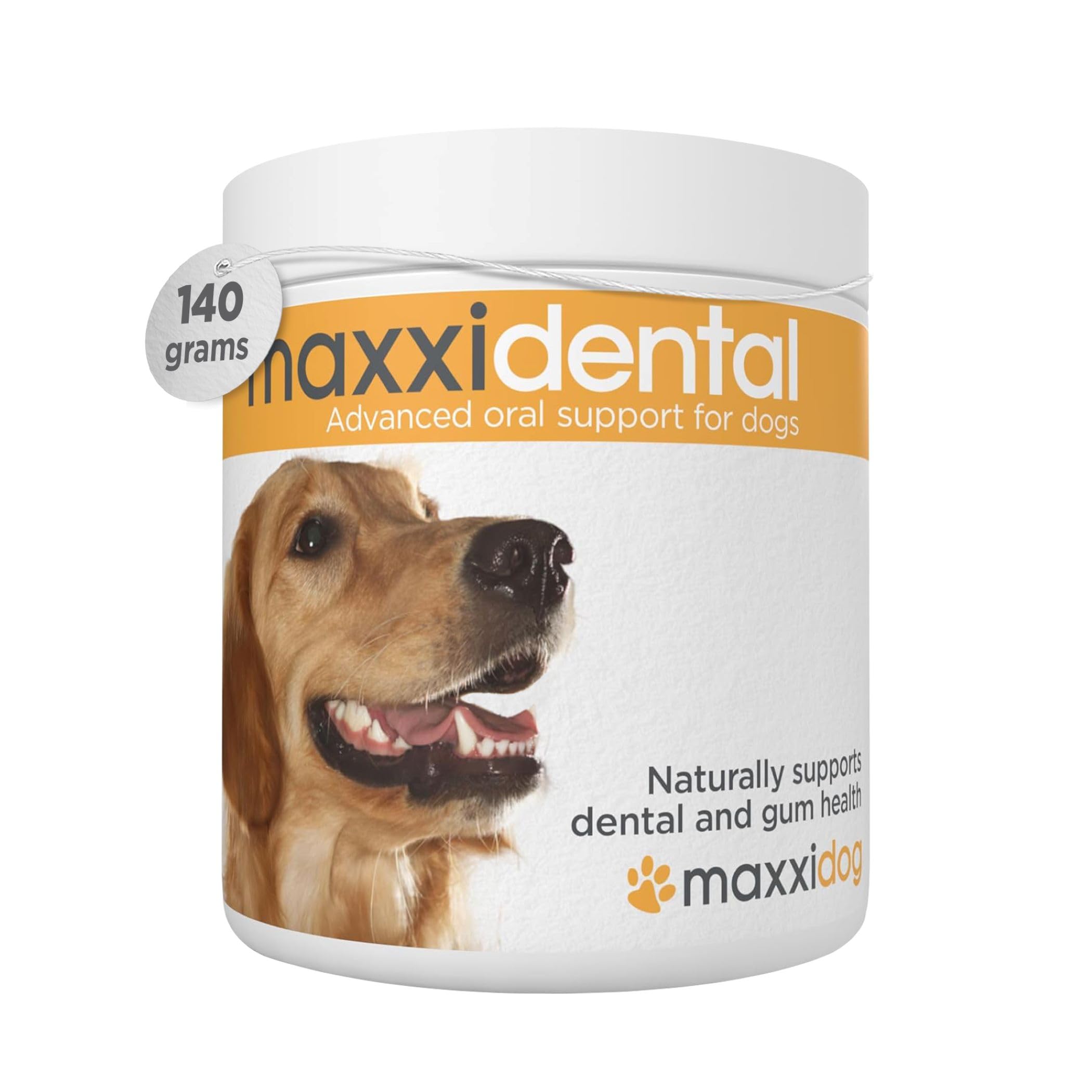 maxxipaws maxxidental Advanced Oral Support Powder Supplement – Dental & Gum Care for Dogs, 140g